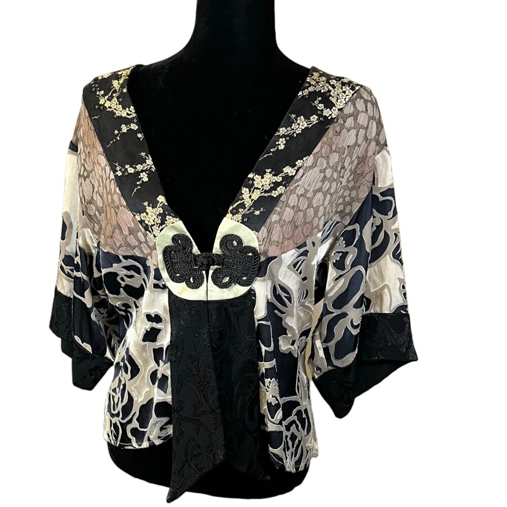 Spencer Alexis Vintage USA Made Kimono Blouse Size Medium